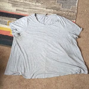 ASOS Curve gray swing tee